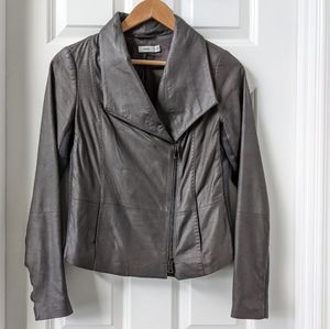 VINCE Asymmetrical Zip Jacket